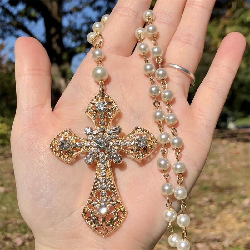 Victorian Cross Necklace