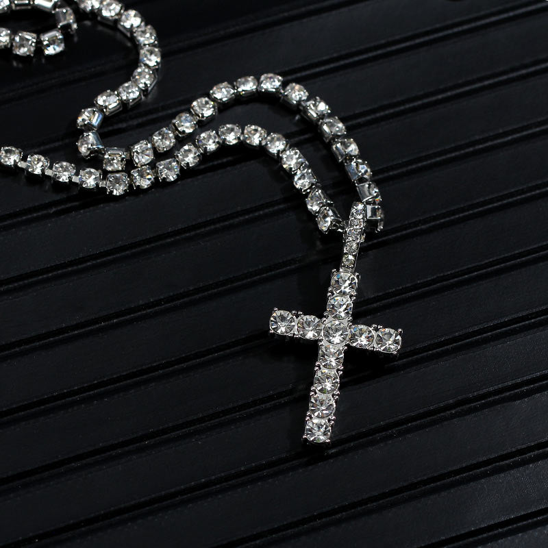 Iced Cross Necklace