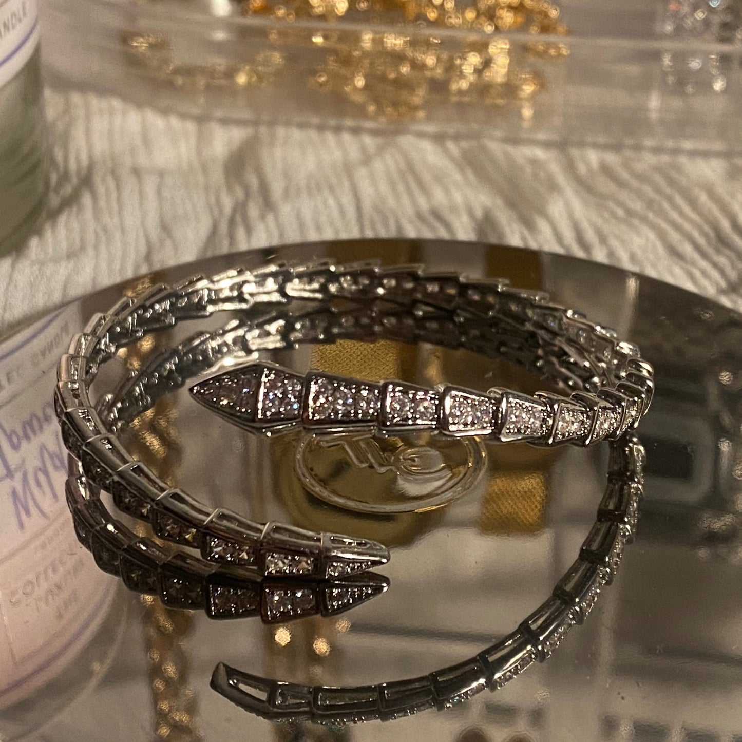 Iced Snake Bracelet