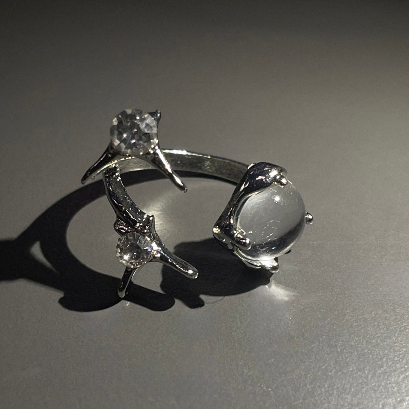 Zircon Star Ring