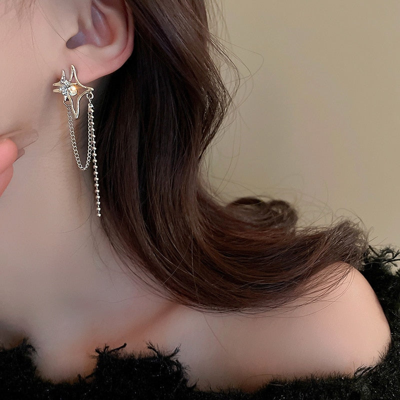 Star Tassel Earrings