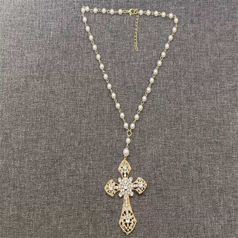 Victorian Cross Necklace