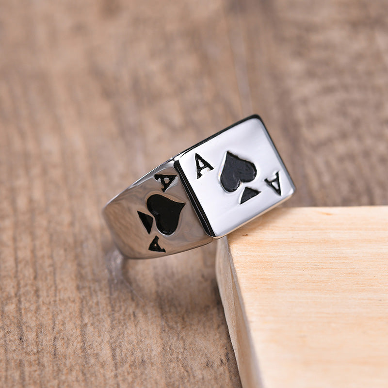 Ace Of Spades Ring