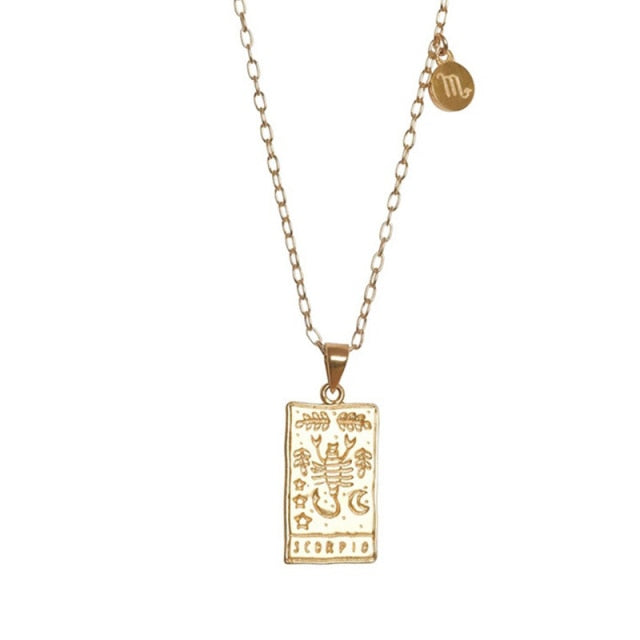 Zodiac Gold Necklace