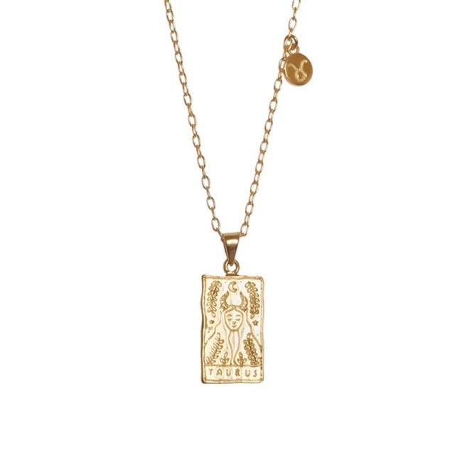 Zodiac Gold Necklace