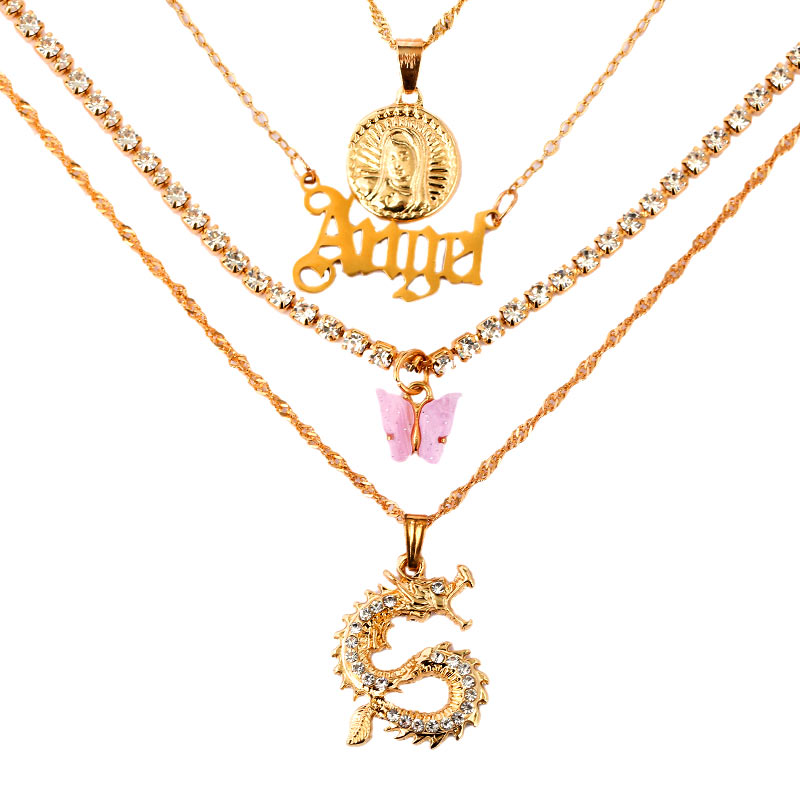 Pistol Pendant Necklaces