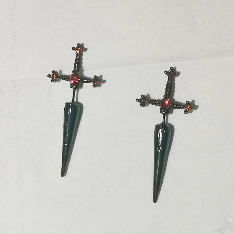 Sword Earrings