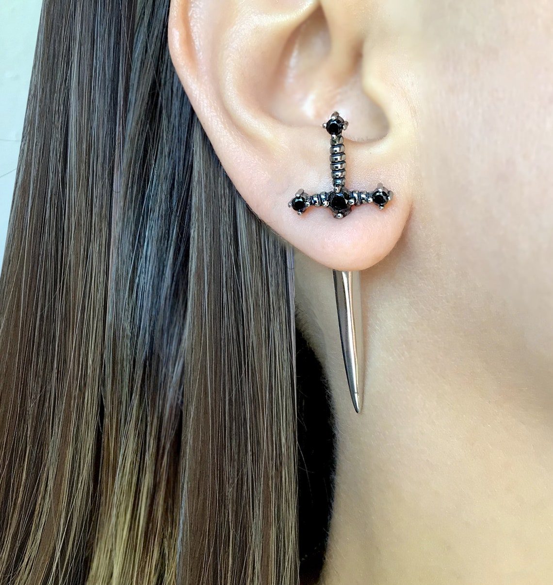 Sword Earrings