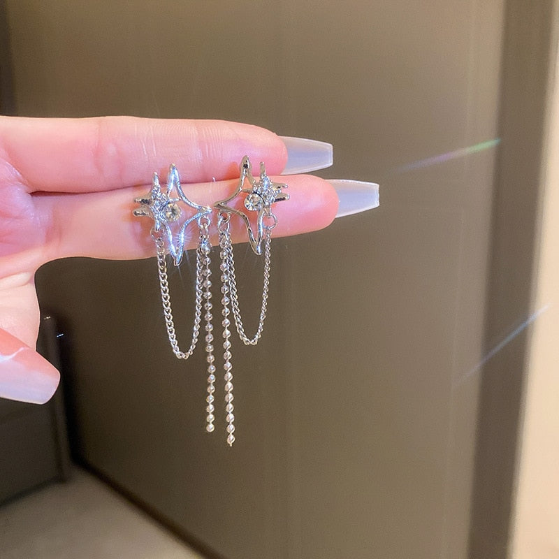 Star Tassel Earrings