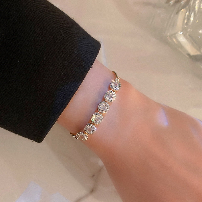 Sparkling Zircon Bracelets