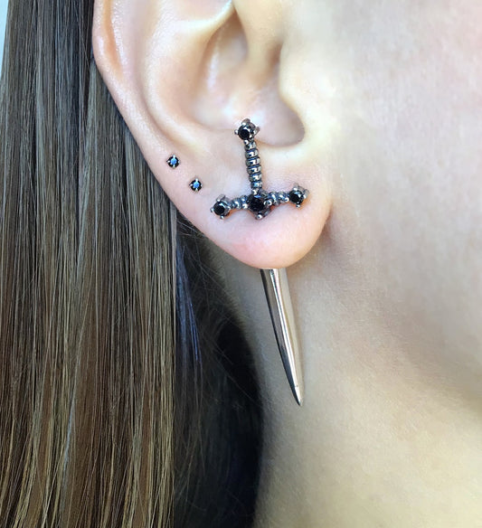 Sword Earrings