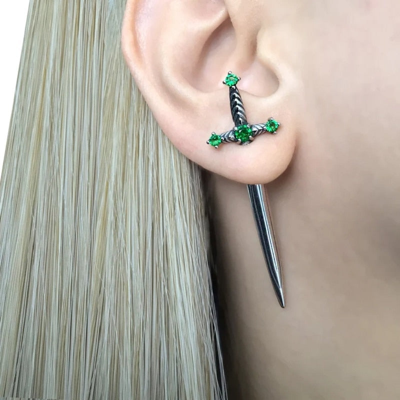 Sword Earrings