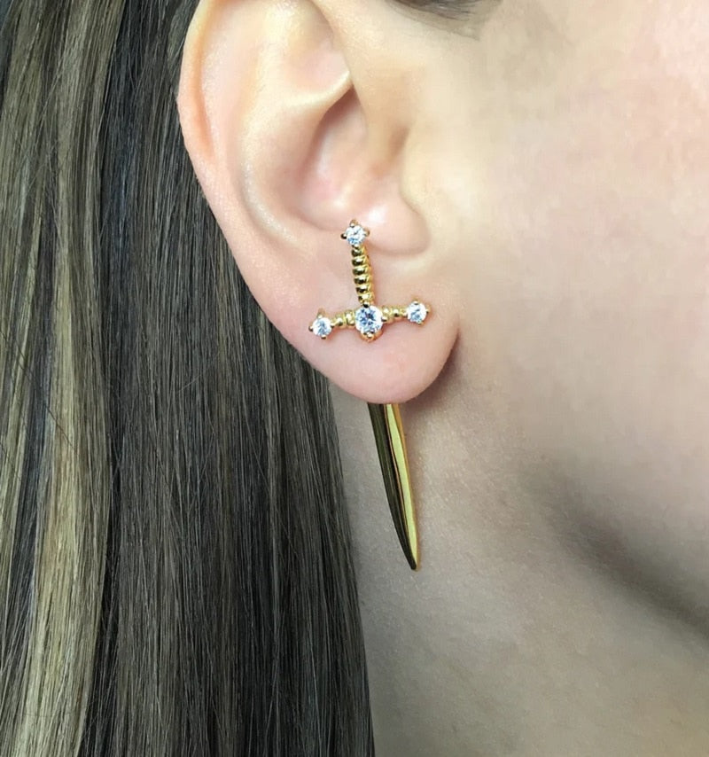 Sword Earrings